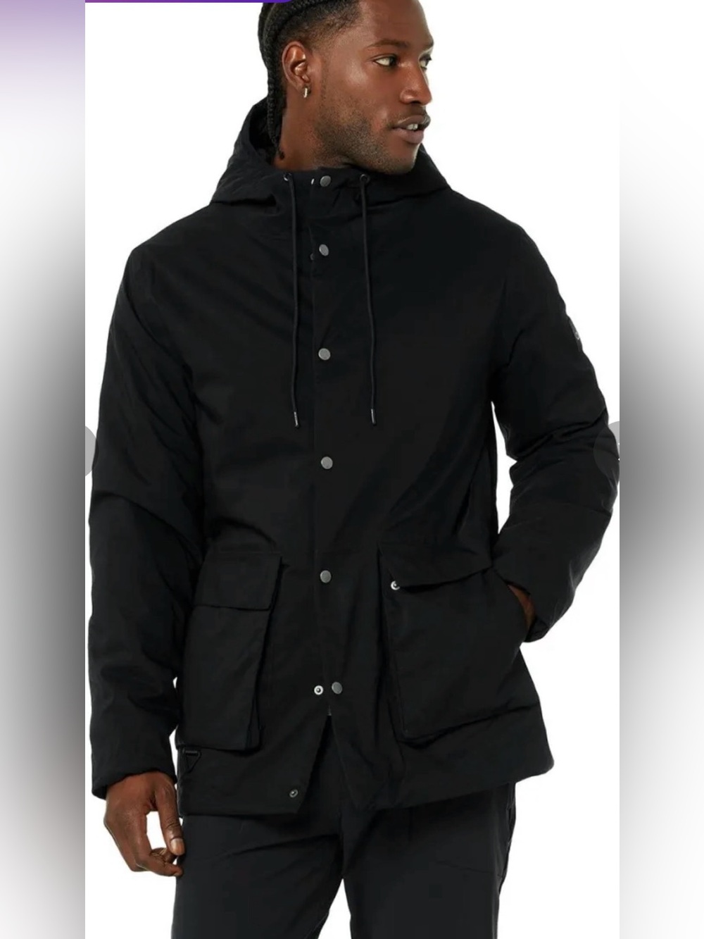 Alo $298 Roam Insulated Jacket in black sz S
